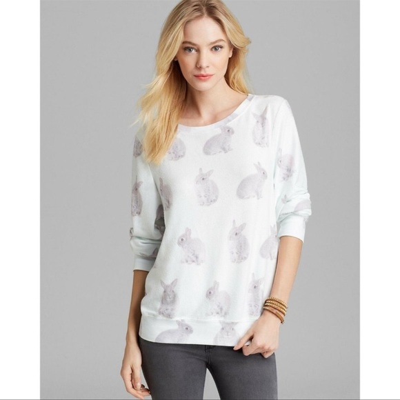 RARE: Wildfox Snow Bunny Long Sleeve - Picture 1 of 5